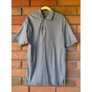 Le Collezioni Structure Polo Shirt 100% Cotton Pullover Repeat | Size Medium